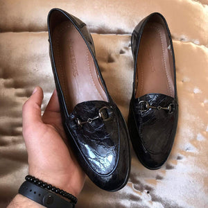 Mocassin en cuir demasquable Noir